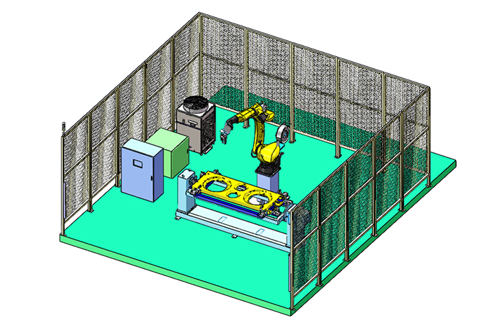 机器人激光焊接工作站